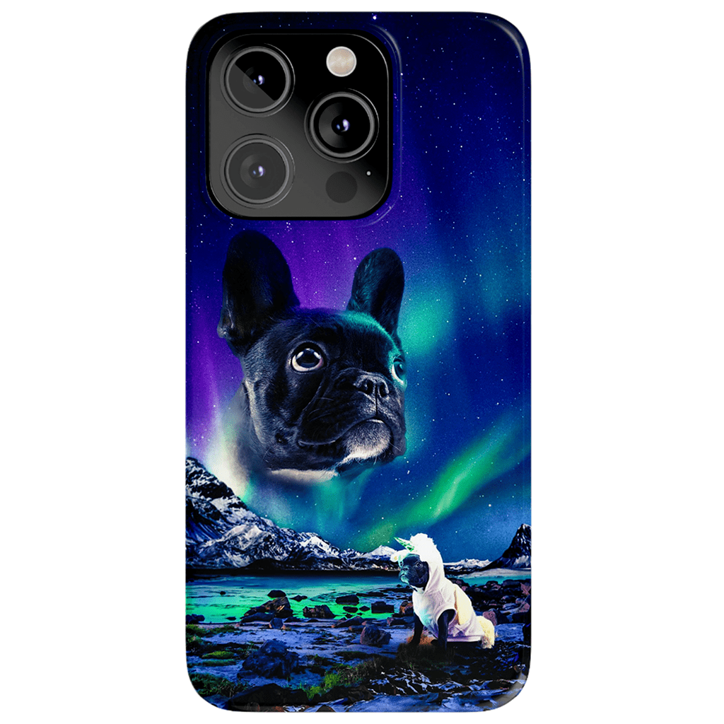 Funda para móvil personalizada &#39;Majestic Northern Lights&#39;