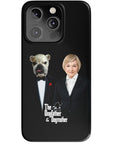 Funda personalizada para teléfono humano o mascota 'The Dogfather &amp; Dogmother'