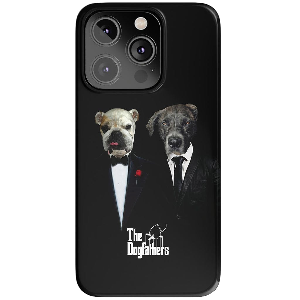 Funda personalizada para teléfono con 2 mascotas &#39;The Dogfathers&#39;