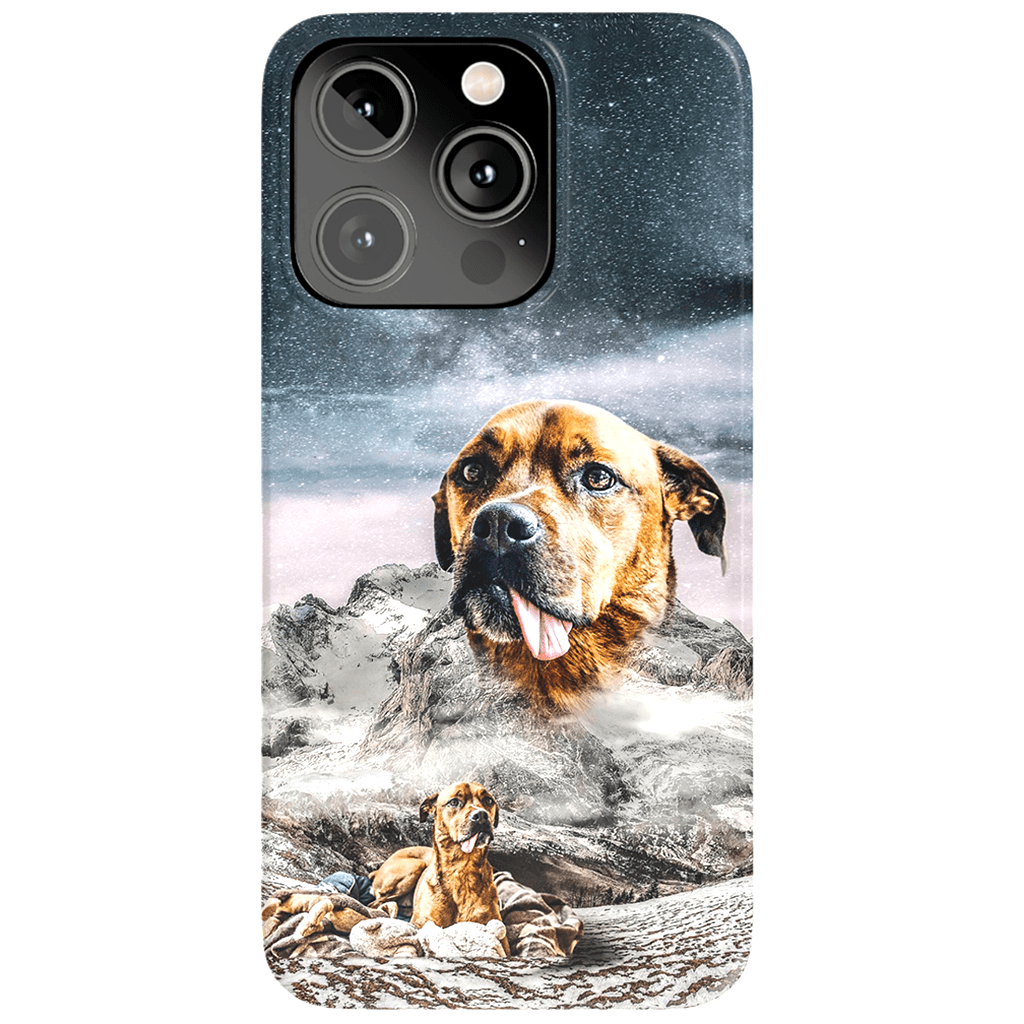 Funda para teléfono personalizada &#39;Majestic Snowy Mountain&#39;