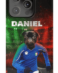 Funda para móvil personalizada 'Italia Doggos Soccer'