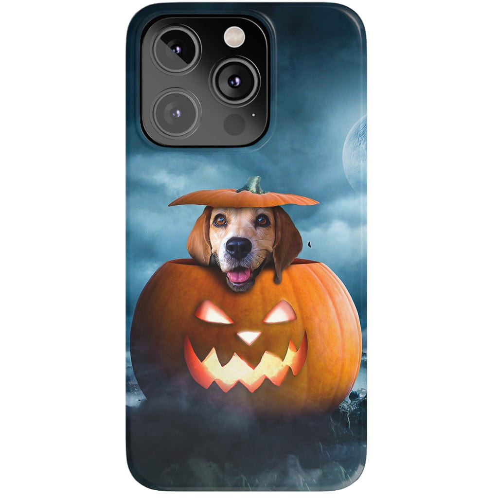 Funda para móvil personalizada &#39;The Pawmpkin&#39;