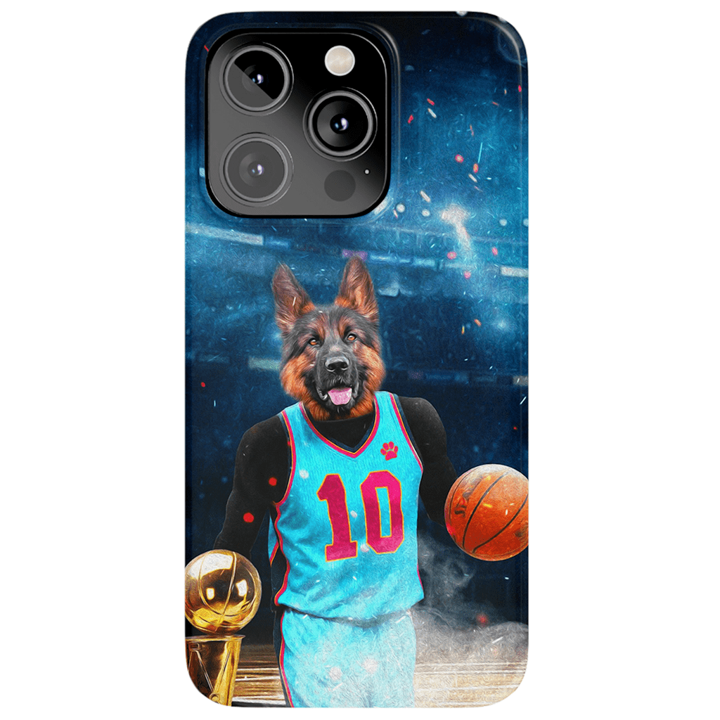 Funda para móvil personalizada &#39;El jugador de baloncesto&#39;