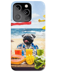 Funda para móvil personalizada 'El perro de la playa'