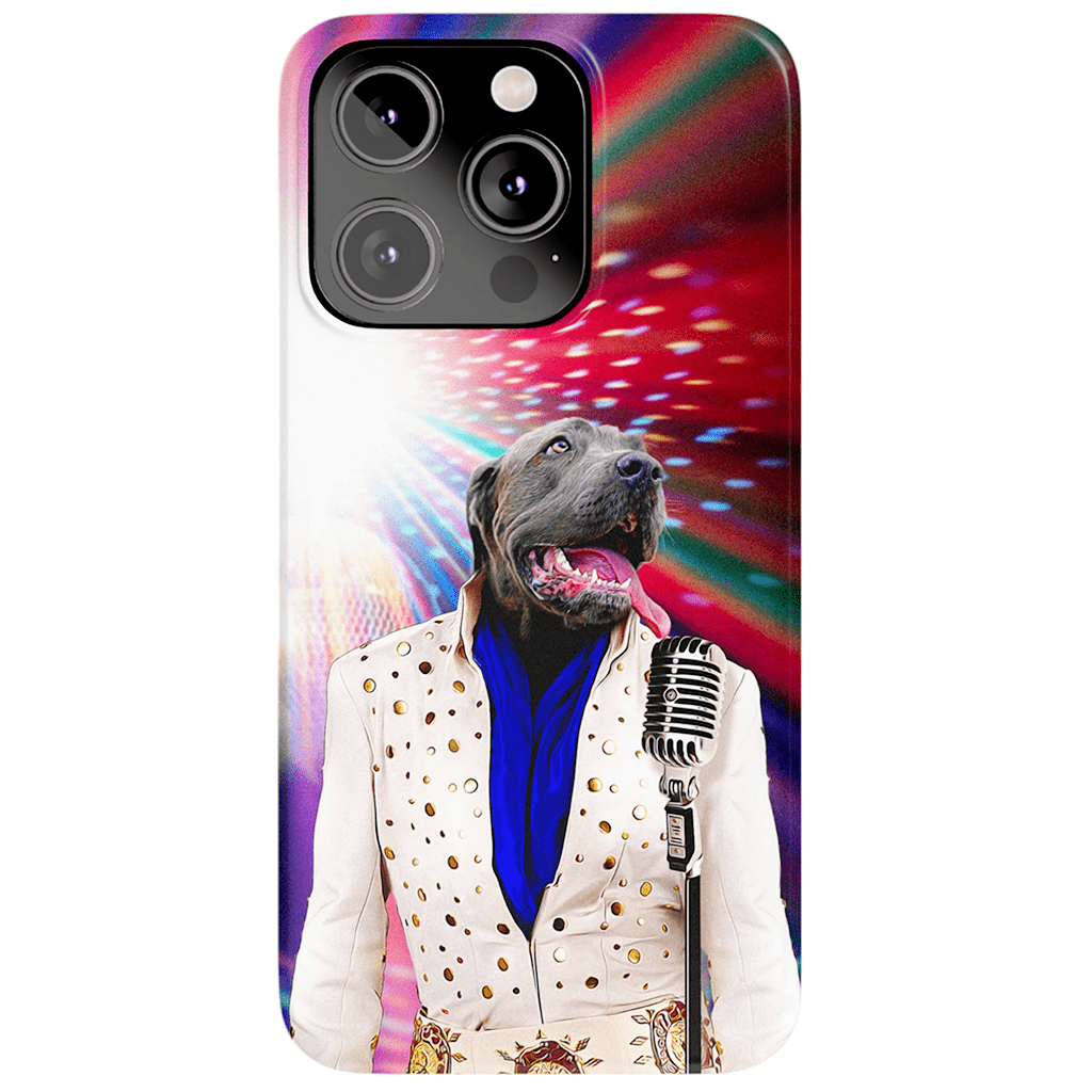 Funda para teléfono personalizada &#39;Elvis Pawsley&#39;