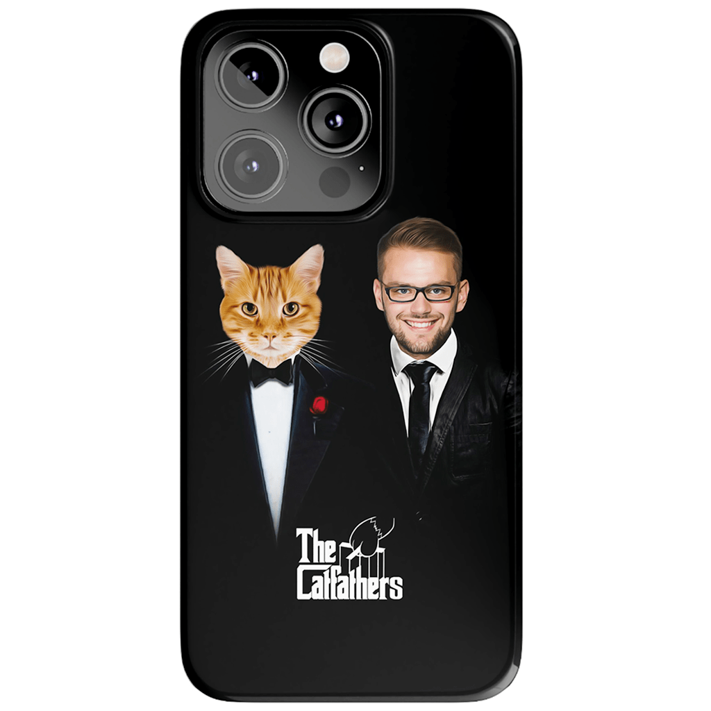 Funda para móvil personalizada &#39;Los Padres Gatos&#39;