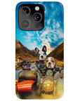 'Harley Wooferson' Funda personalizada para teléfono con 3 mascotas