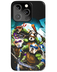 Funda personalizada para teléfono con 4 mascotas 'Teenage Mutant Ninja Doggos'