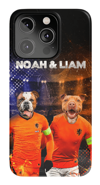 Funda personalizada para teléfono con 2 mascotas &#39;Holland Doggos&#39;