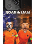 Funda personalizada para teléfono con 2 mascotas 'Holland Doggos'