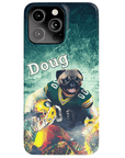 Funda personalizada para teléfono con perro 'Green Bay Doggos'