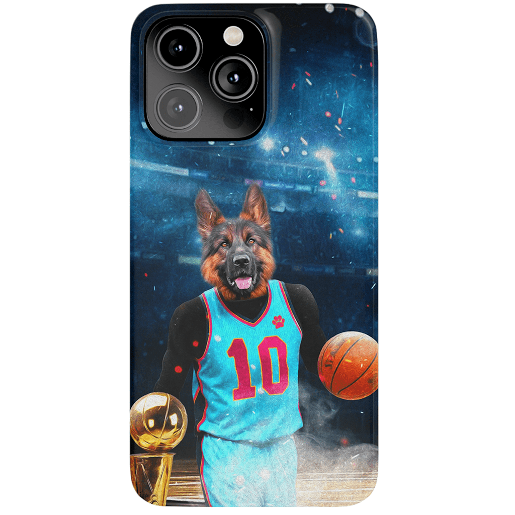 Funda para móvil personalizada &#39;El jugador de baloncesto&#39;