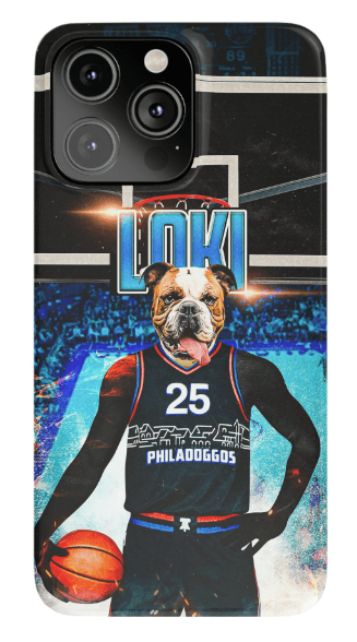 Funda para teléfono personalizada &#39;Philadoggos 76ers&#39;