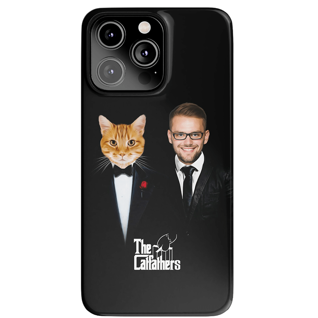 Funda para móvil personalizada &#39;Los Padres Gatos&#39;