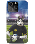 Funda para móvil personalizada 'El jugador de rugby'