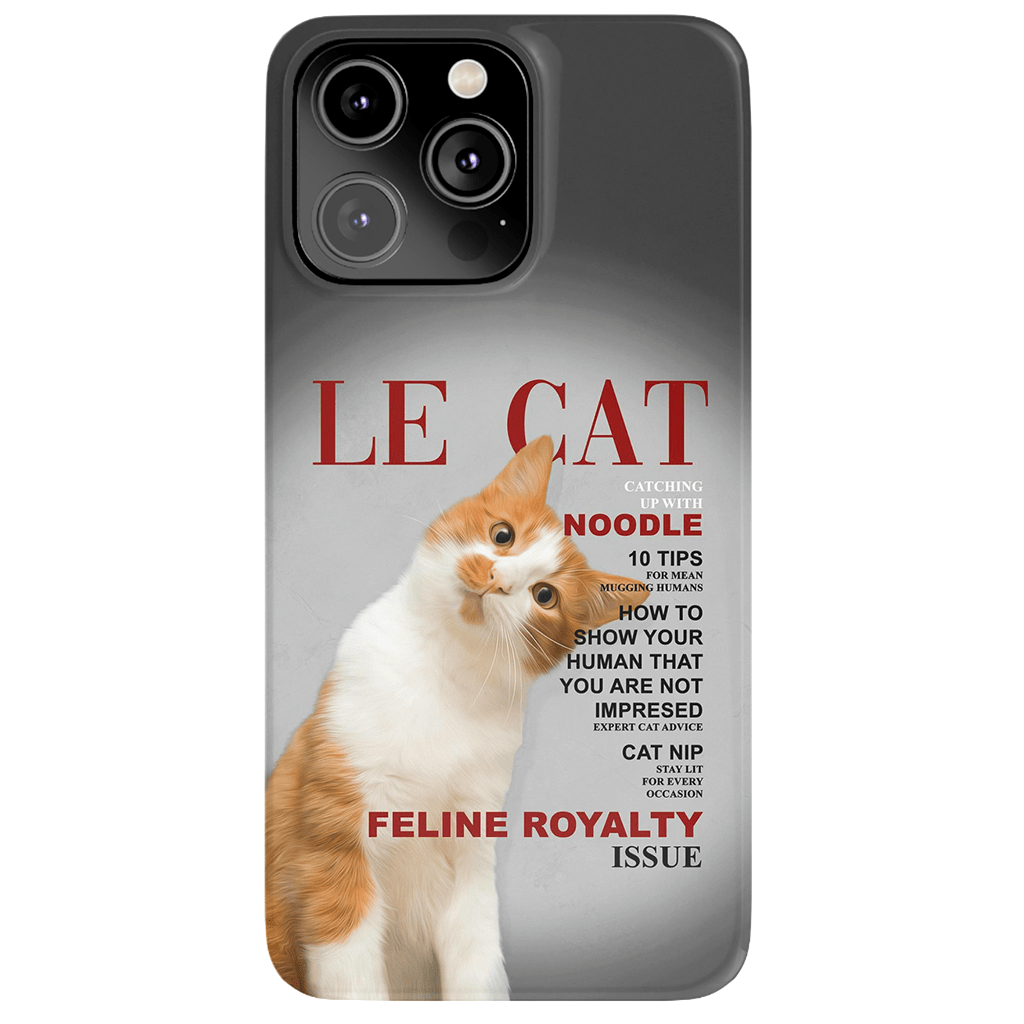 Funda para móvil personalizada &#39;Le Cat&#39;