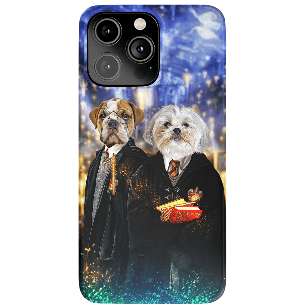 &#39;Harry Doggers 2&#39; Funda personalizada para teléfono con 2 mascotas