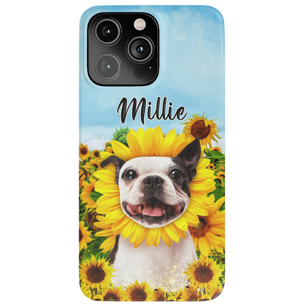 Funda para móvil personalizada &#39;El Girasol&#39;