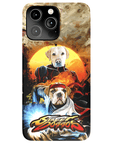 Funda personalizada para teléfono con 2 mascotas 'Street Doggos'