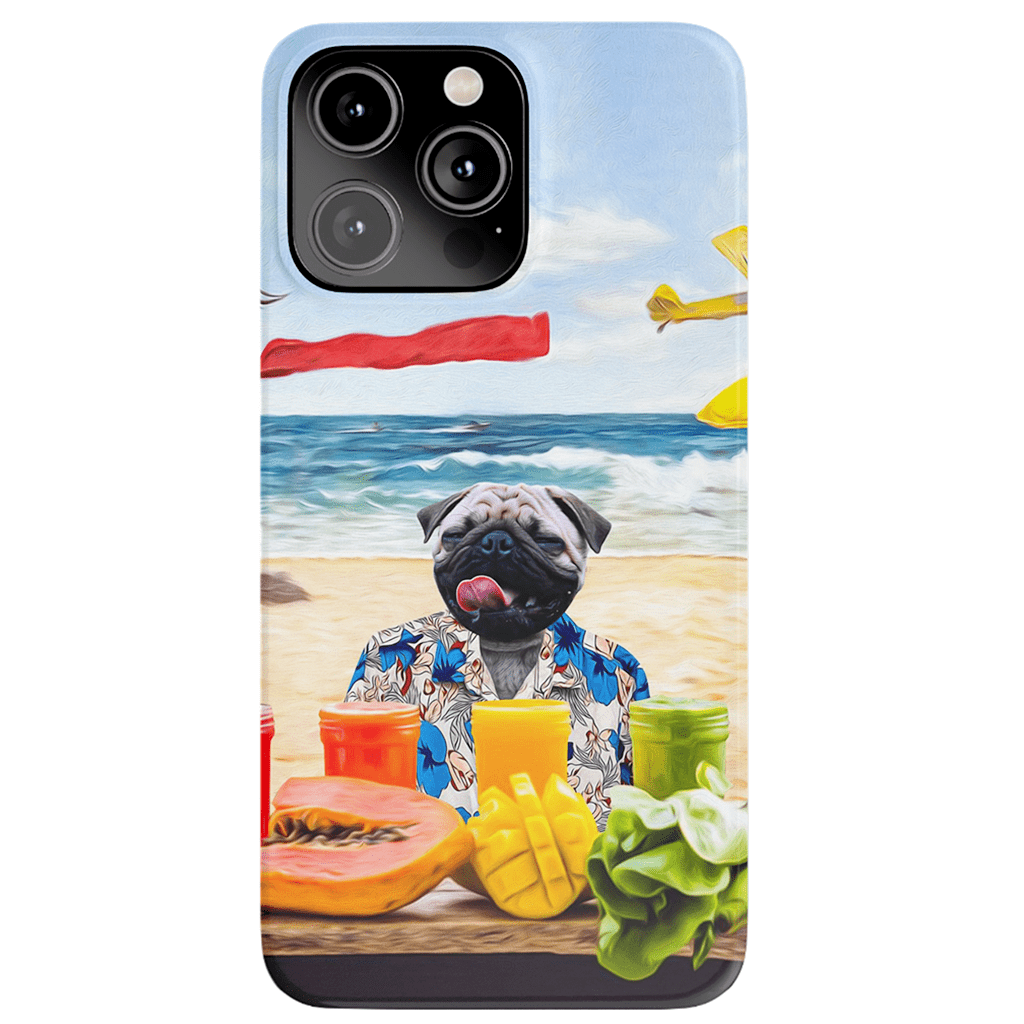 Funda para móvil personalizada &#39;El perro de la playa&#39;