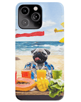 Funda para móvil personalizada 'El perro de la playa'