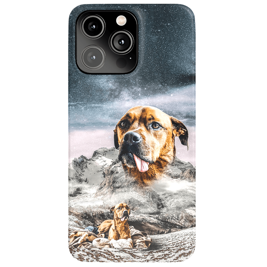 Funda para teléfono personalizada &#39;Majestic Snowy Mountain&#39;