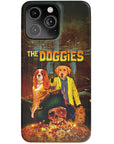 Funda personalizada para teléfono con 2 mascotas 'The Doggies'