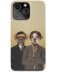 'The Woofice' Funda personalizada para teléfono con 2 mascotas