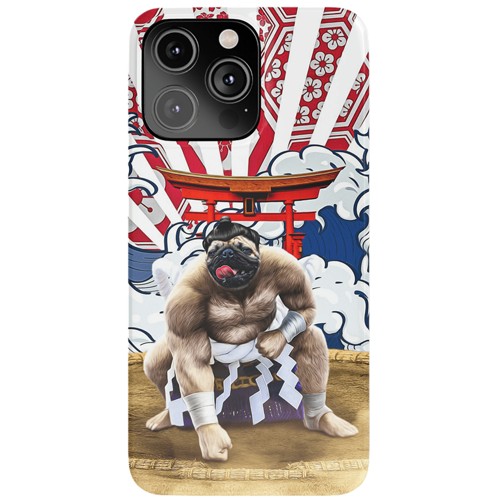 Funda para móvil personalizada &#39;El luchador de sumo&#39;