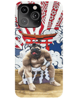 Funda para móvil personalizada 'El luchador de sumo'