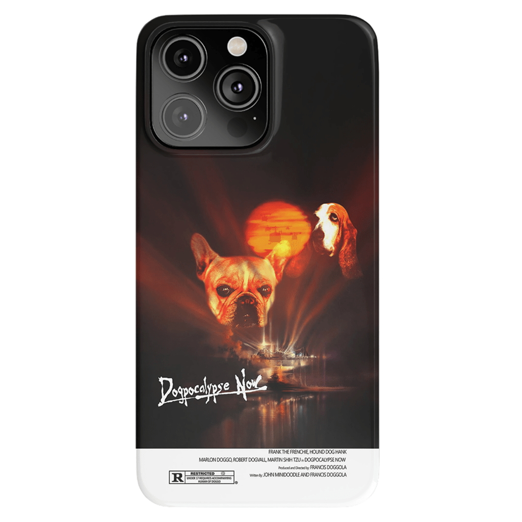 Funda personalizada para teléfono con 2 perros &#39;Dogpocalypse Now&#39;