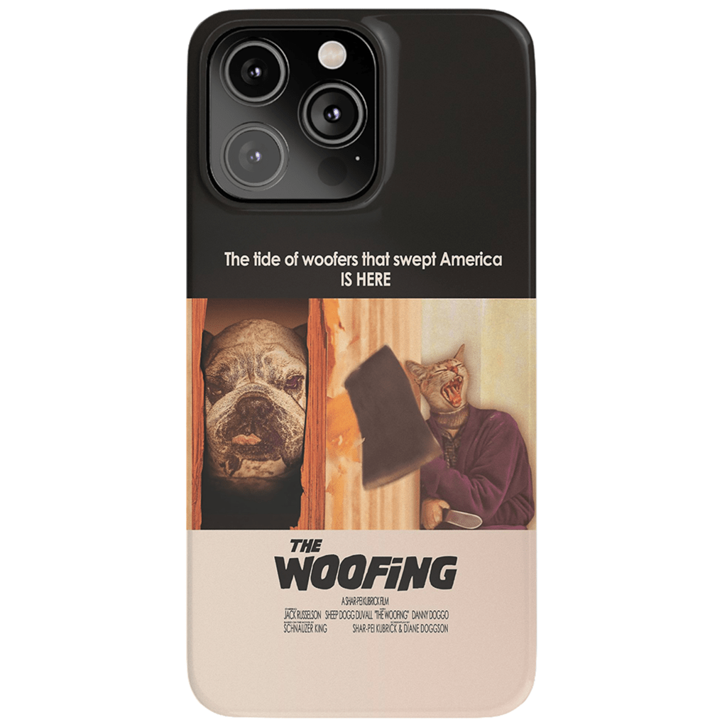 Funda personalizada para teléfono con 2 mascotas &#39;The Woofing&#39;