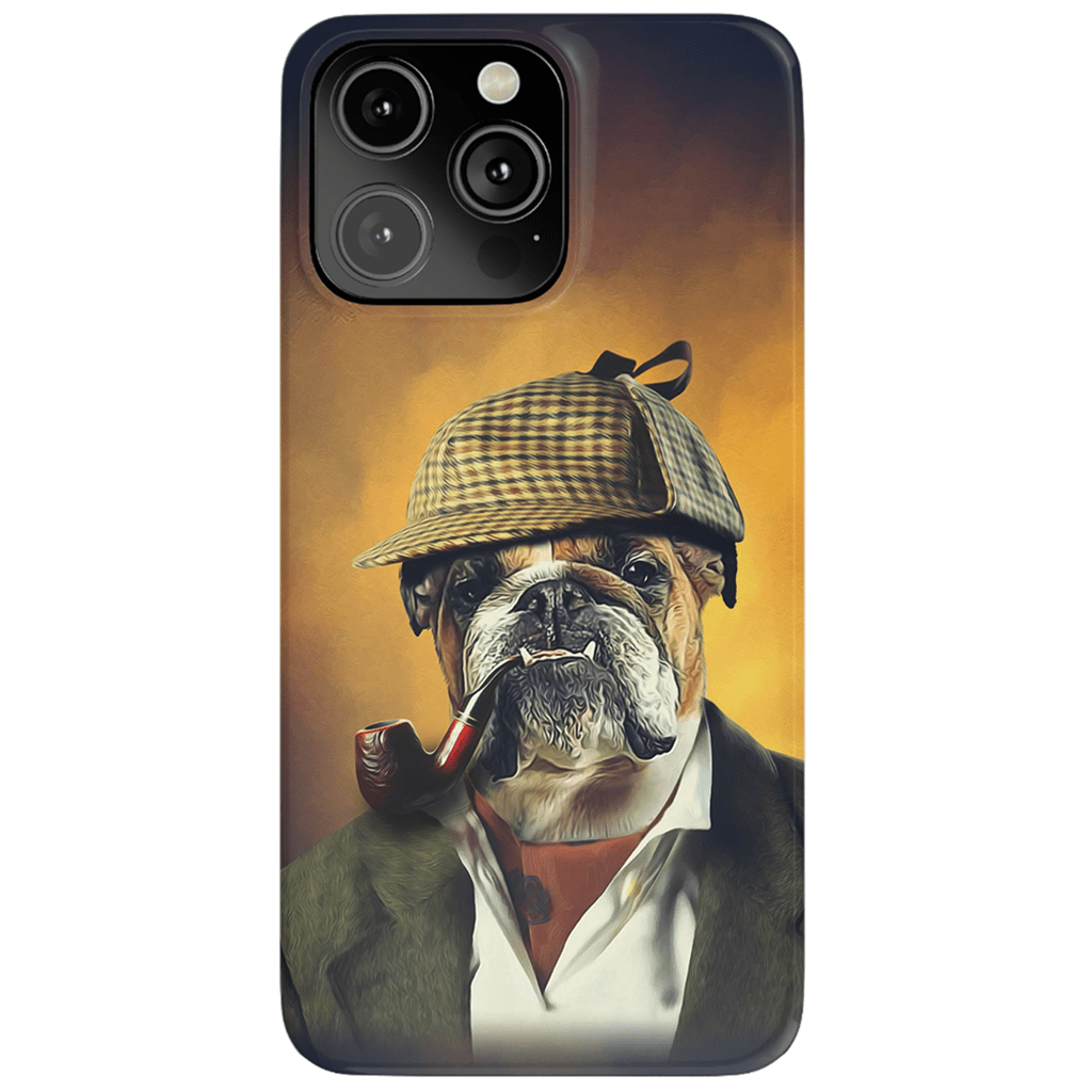 Funda para móvil personalizada &#39;Sherlock Doggo&#39;