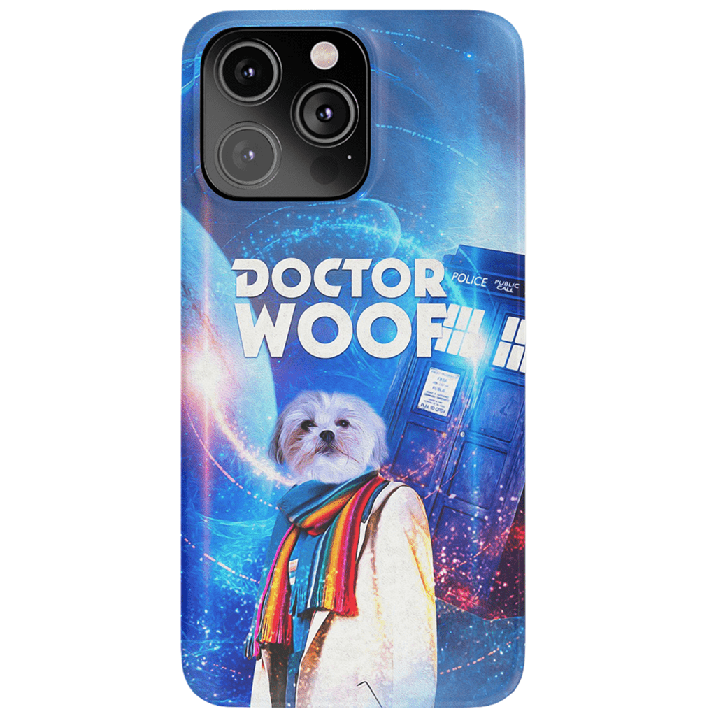 &#39;Dr. Funda de teléfono personalizada Woof (mujer)