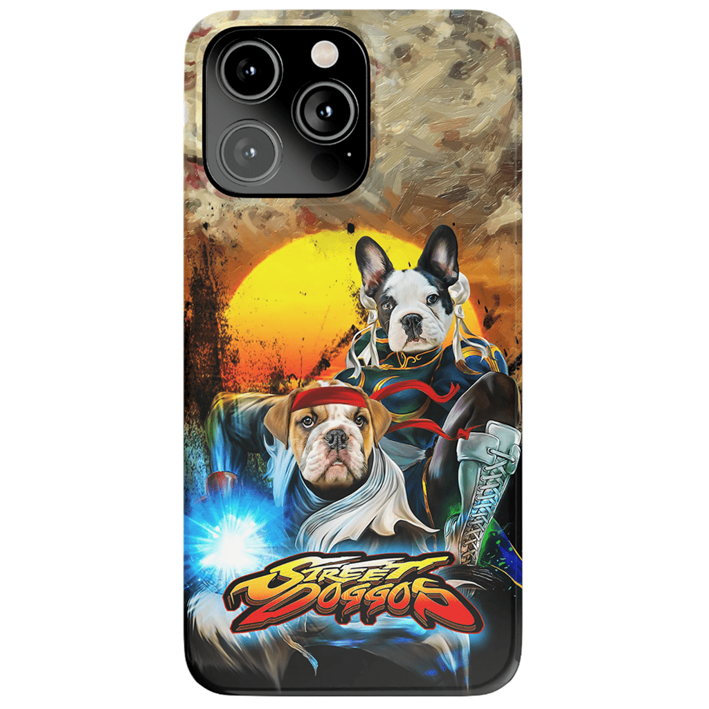 &#39;Street Doggos 2&#39; Funda personalizada para teléfono con 2 mascotas