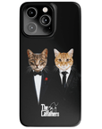 Funda personalizada para teléfono con 2 mascotas 'The Catfathers'