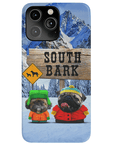 Funda personalizada para teléfono con 2 mascotas 'South Bark'