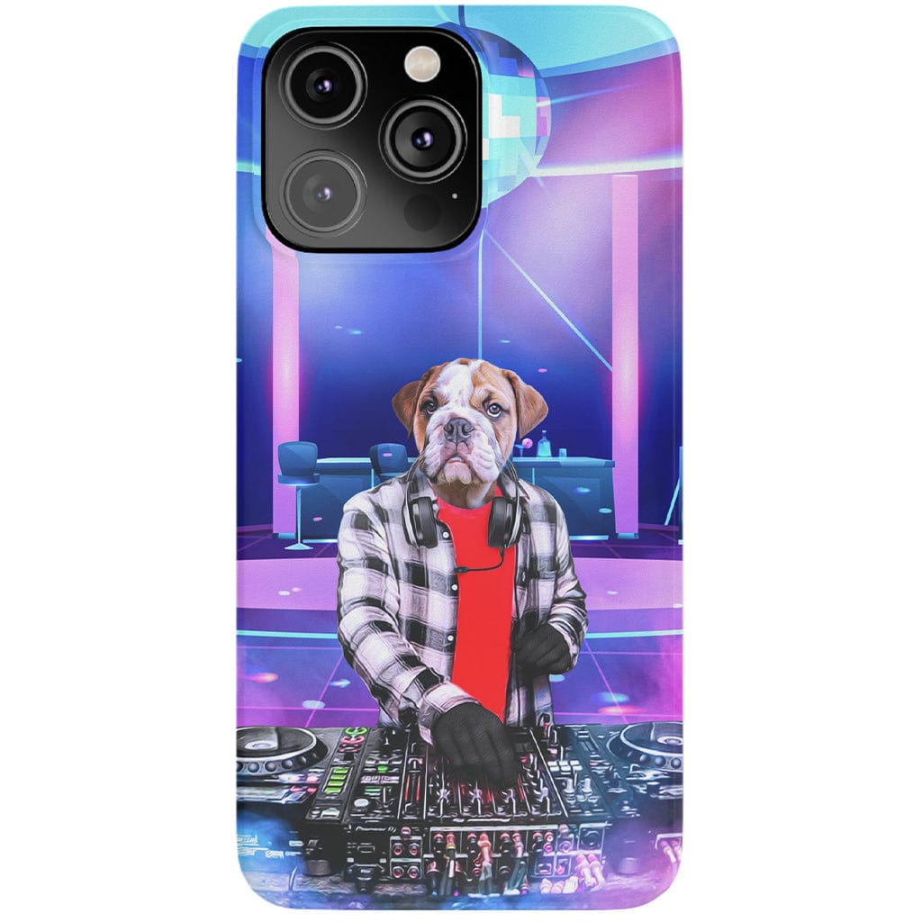 Funda para móvil personalizada &#39;El DJ masculino&#39;