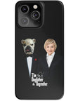 Funda personalizada para teléfono humano o mascota 'The Dogfather &amp; Dogmother'