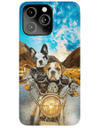 'Harley Wooferson' Funda para Móvil Personalizada con 2 Mascotas