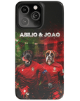 'Portugal Doggos' Funda personalizada para teléfono con 2 mascotas