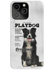 Funda para teléfono personalizada 'Playdog'