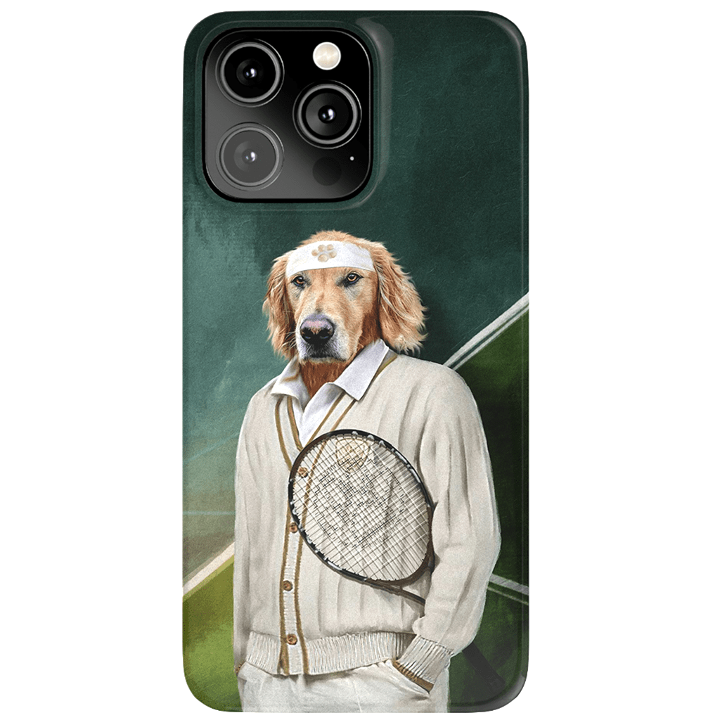 Funda para móvil personalizada &#39;Jugador de tenis&#39;