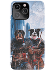 Funda personalizada para teléfono con 2 mascotas 'The Viking Warriors'