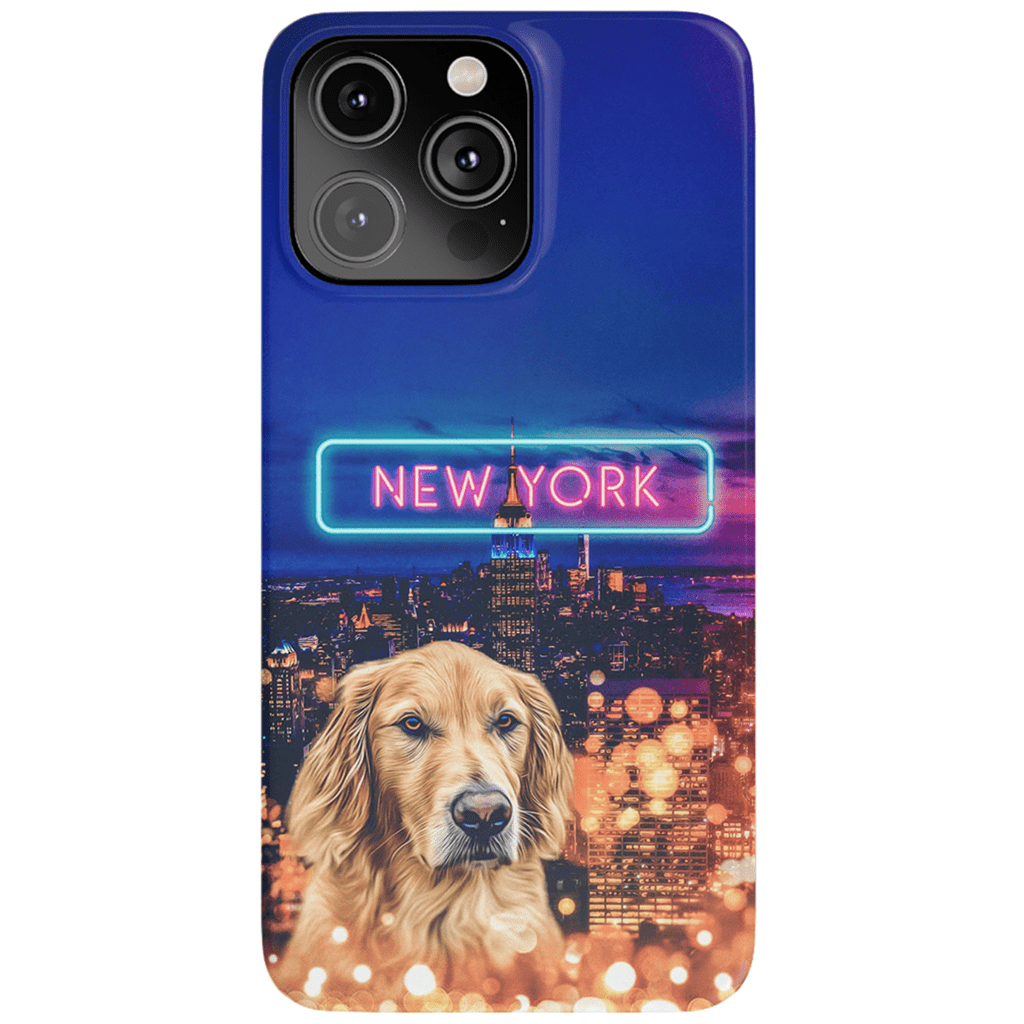 Funda para móvil personalizada &#39;Doggos de Nueva York&#39;