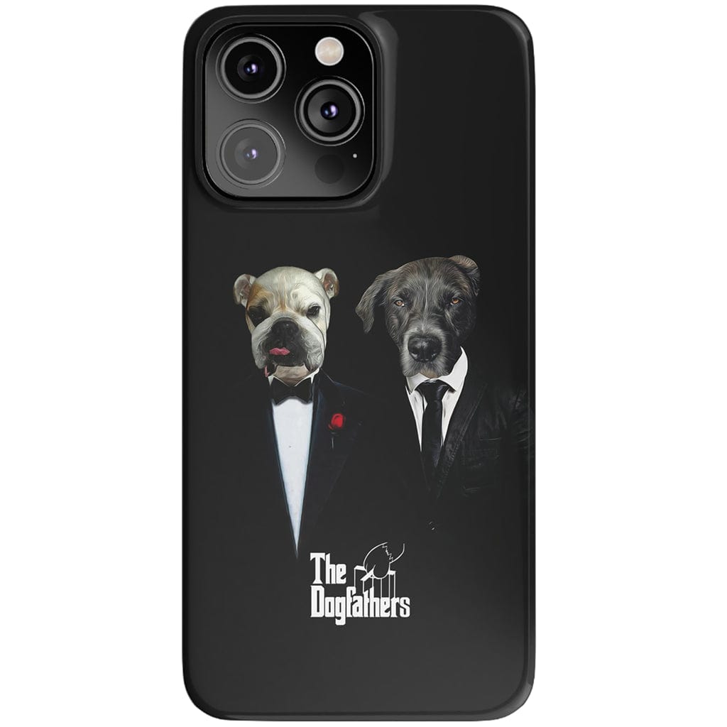 Funda personalizada para teléfono con 2 mascotas &#39;The Dogfathers&#39;