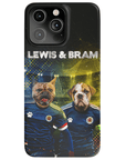 Funda personalizada para teléfono con 2 mascotas 'Scotland Doggos'