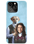 Funda para teléfono personalizada 'Step Doggo &amp; Human (hembra)'