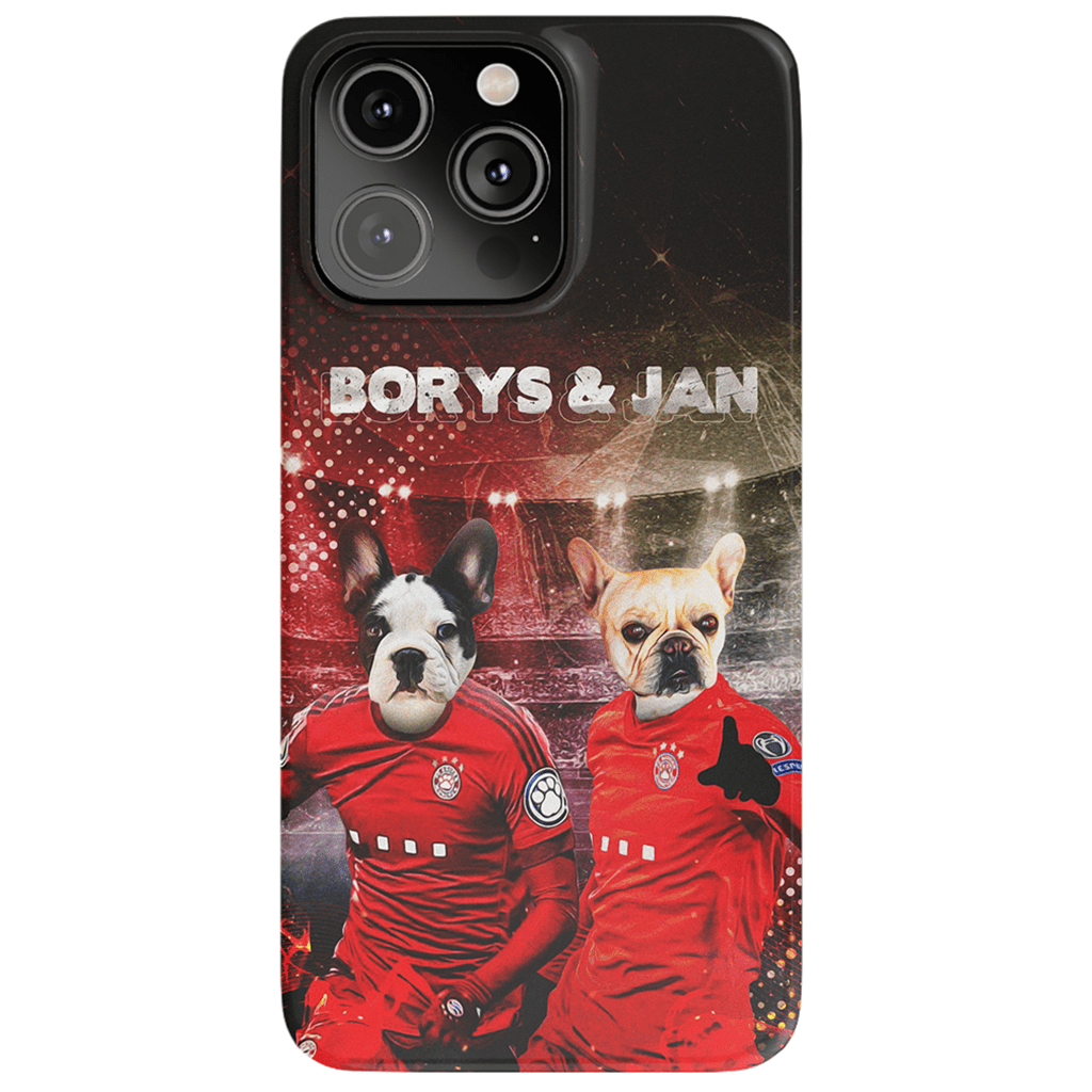 Funda personalizada para teléfono con 2 mascotas &#39;Poland Doggos&#39;