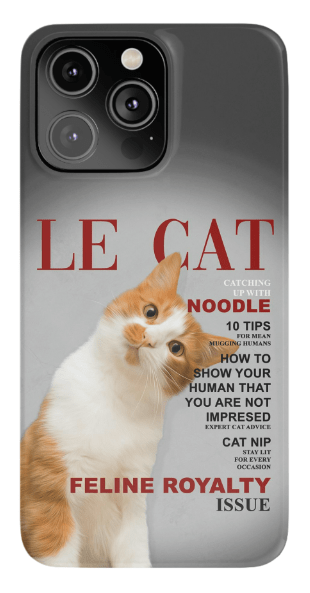 Funda para móvil personalizada &#39;Le Cat&#39;